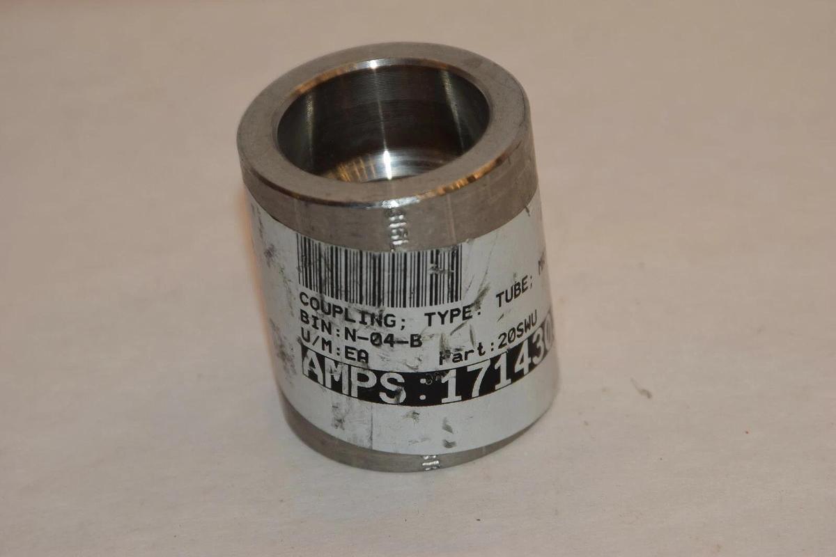 NEW ASP SSP 1714303 20SWU 1-1/4" COUPLING STAINLESS STEEL