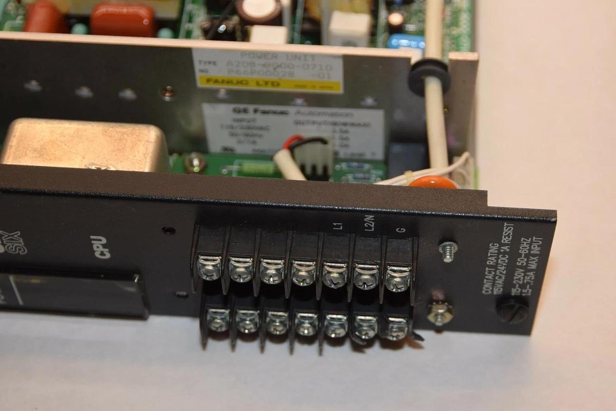 GE FANUC A20B-9000-0710 Series Six 115V 24Vdc 1A Power Supply Module (NEW)