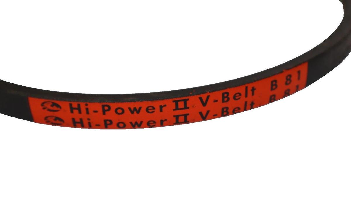 Gates V-Belt Belt B81 Hi-Power II V-Belt B-81 B 81 (New)