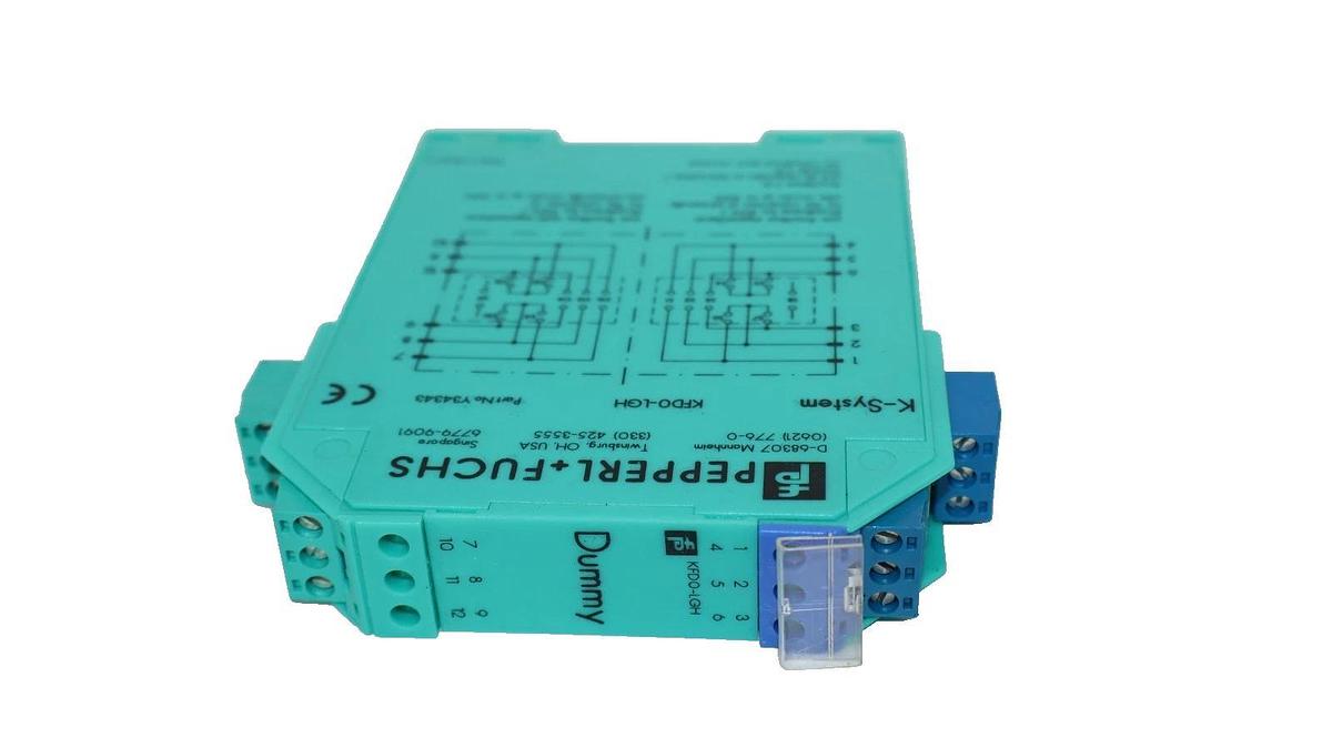 Used Pepperl + Fuchs KFDO-LGH , Y34343 Safety Barrier Place Holder Module