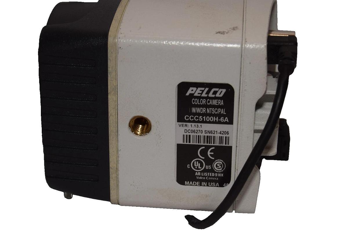 Used Pelco CCC5100H-6A Color Camera With Computar 2.9-8.2mm 1/3" Lens