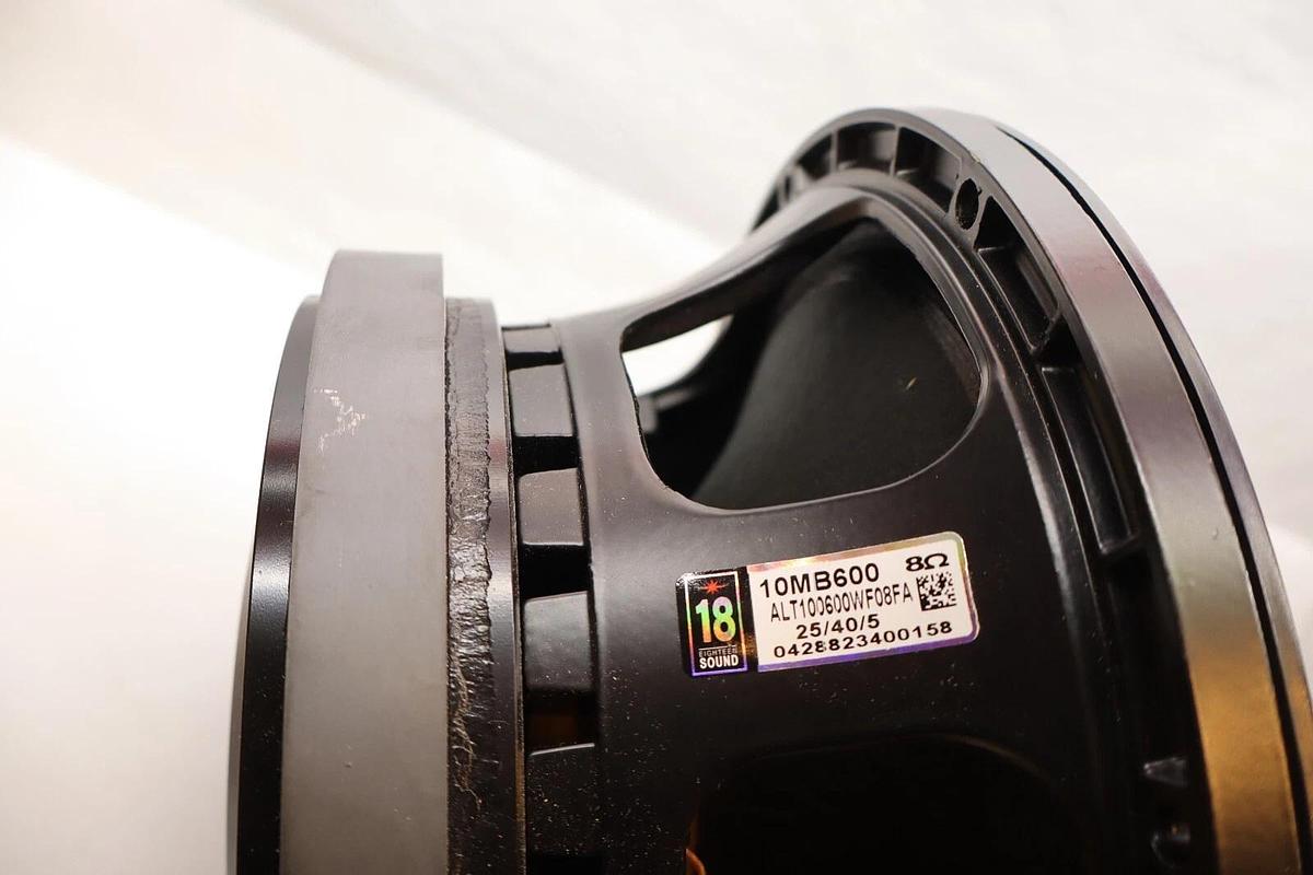 (NEW) EIGHTEEN SOUND 10MB600 10" 8ohm Mid-Base Mid-Range Replacement Speaker