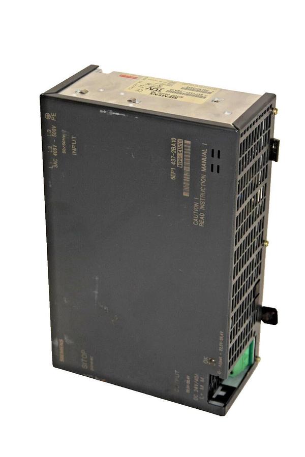Used SIEMENS SITOP Power Supply 6EP1437-2BA10 400-500V 1.9A 6EP14372BA10  *READ*