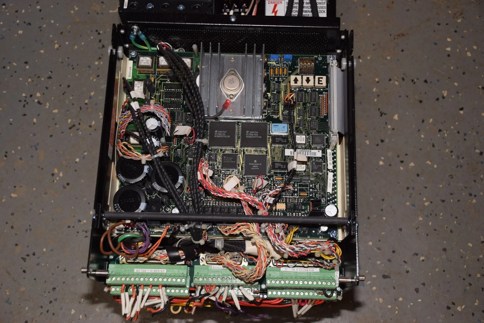 Used Reliance Electric Maxpak III 7.5hp Drive 7P8161-MOD 910K8160 460v 3p 0-58703-61A