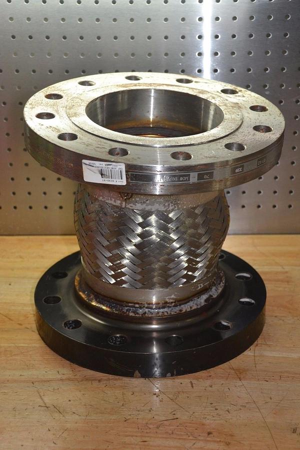 Senior Flexonics 6"x12" Expansion Joint Stainless Steel Flex  6" Flow 12" flange