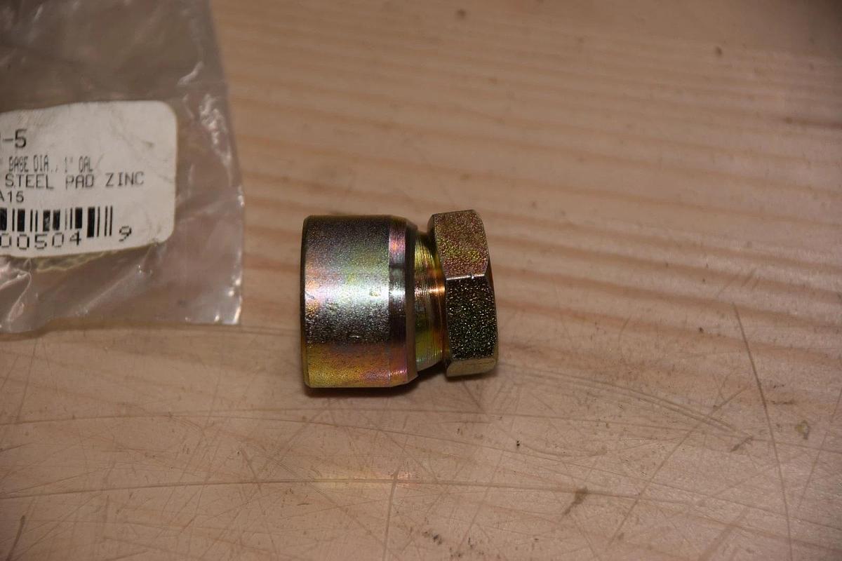 McMaster SP-5 SP5 8955A15 5/8-11x7/16 1" BASE TOGGLE/SWIVEL STEEL PAD ZINC NEW