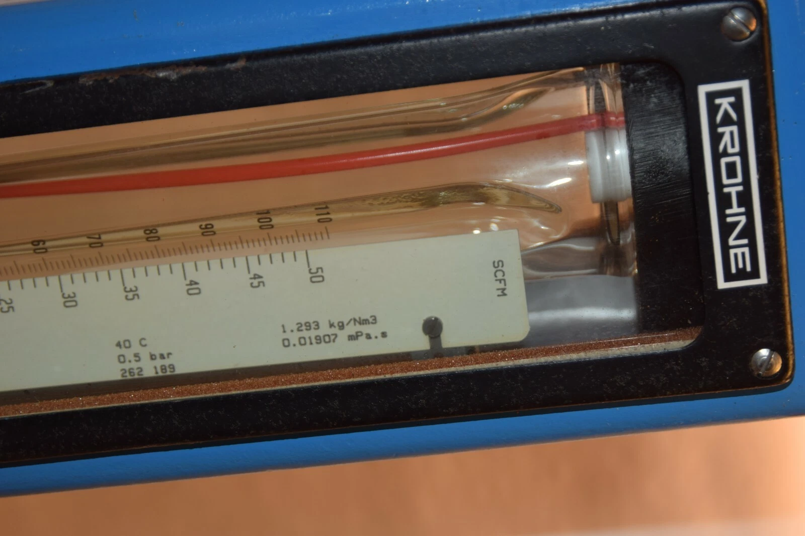 NEW KROHNE SCFM 1-3/4" PORT BLOCK STYLE INLINE FLOWMETER