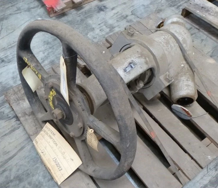 CRANE 4" High Pressure Valve, DA33440, 7191U160, 6170PSI, WCB, CR13, 2500