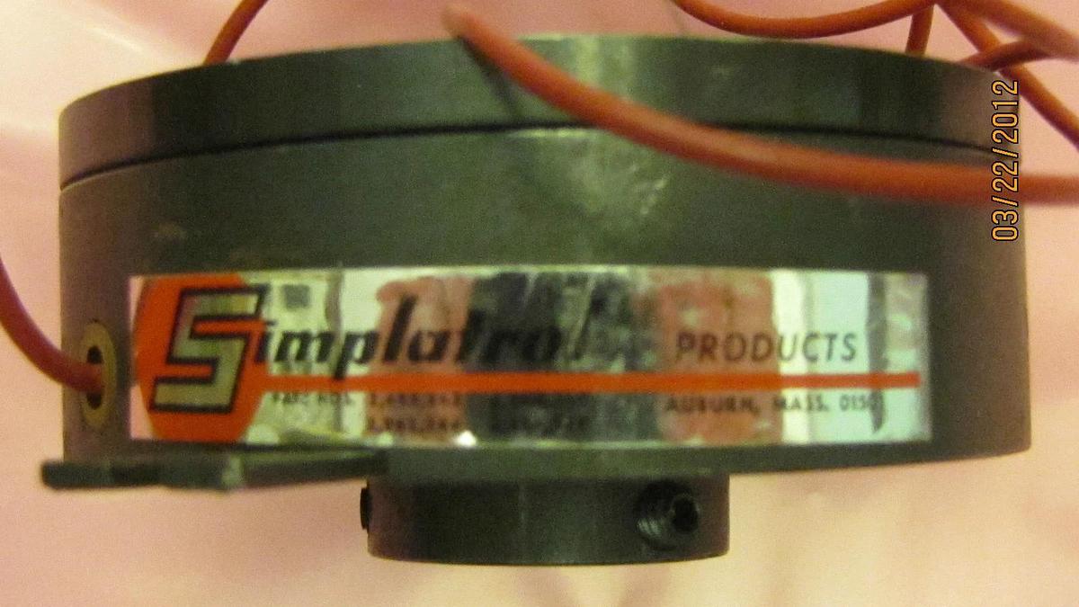SIMPLATROL STEPPING MOTOR CLUTCH BREAK 1/2" bore  24V FFC63 FF C 63 FFC 63 NEW