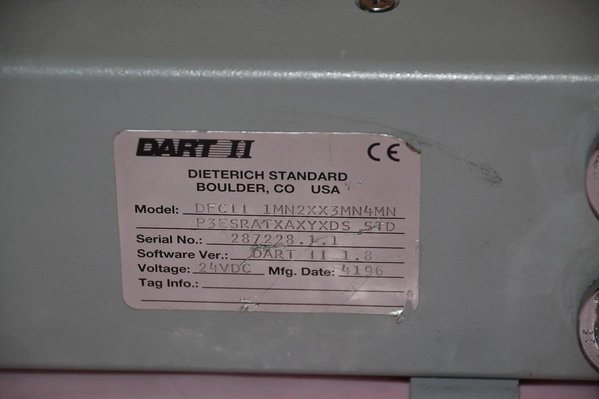 Used DART II DFCII 1MN2XX3MN4MN P3ESRATXAXYDS STD 24VDC FLOW CONTROL