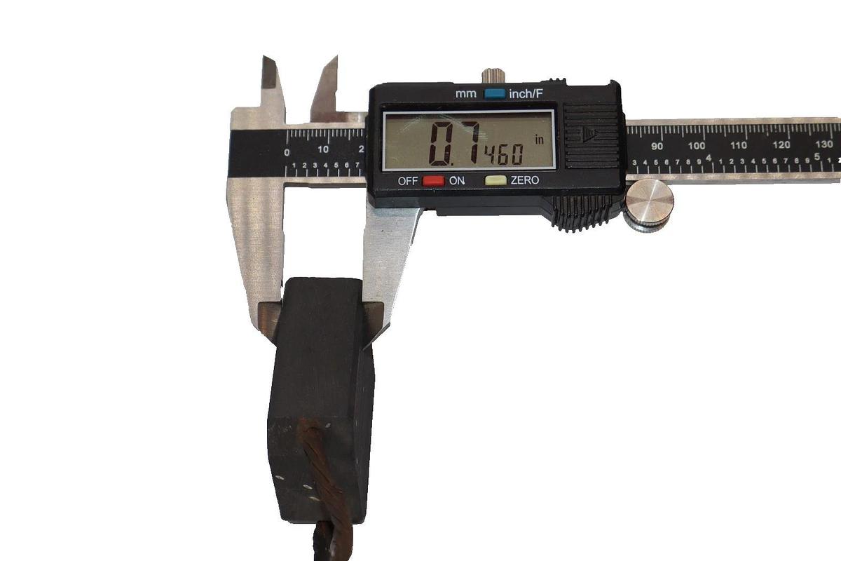 Southern 43 , 3/4" x 1-1/2" , 1.2450" x 0.4965" Carbon Brush (New)