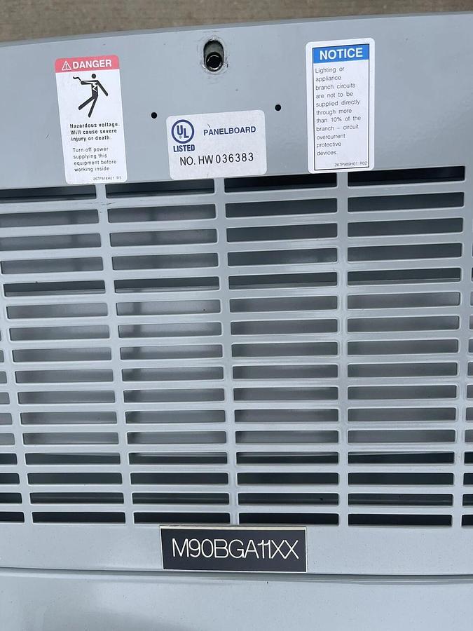 Used Eaton PRL4B Cutler-Hammer, Panelboard Bypass Panel, 208Y 120V, 225A, POW-R-LINE