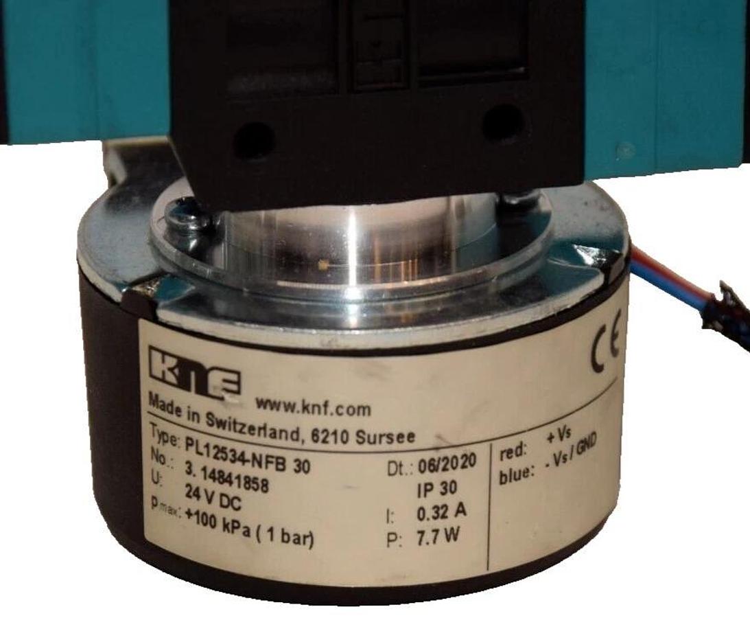 Used KNF PL12534-NFB-30 PL12534NFB30 Diaphragm Liquid Pump 24vdc