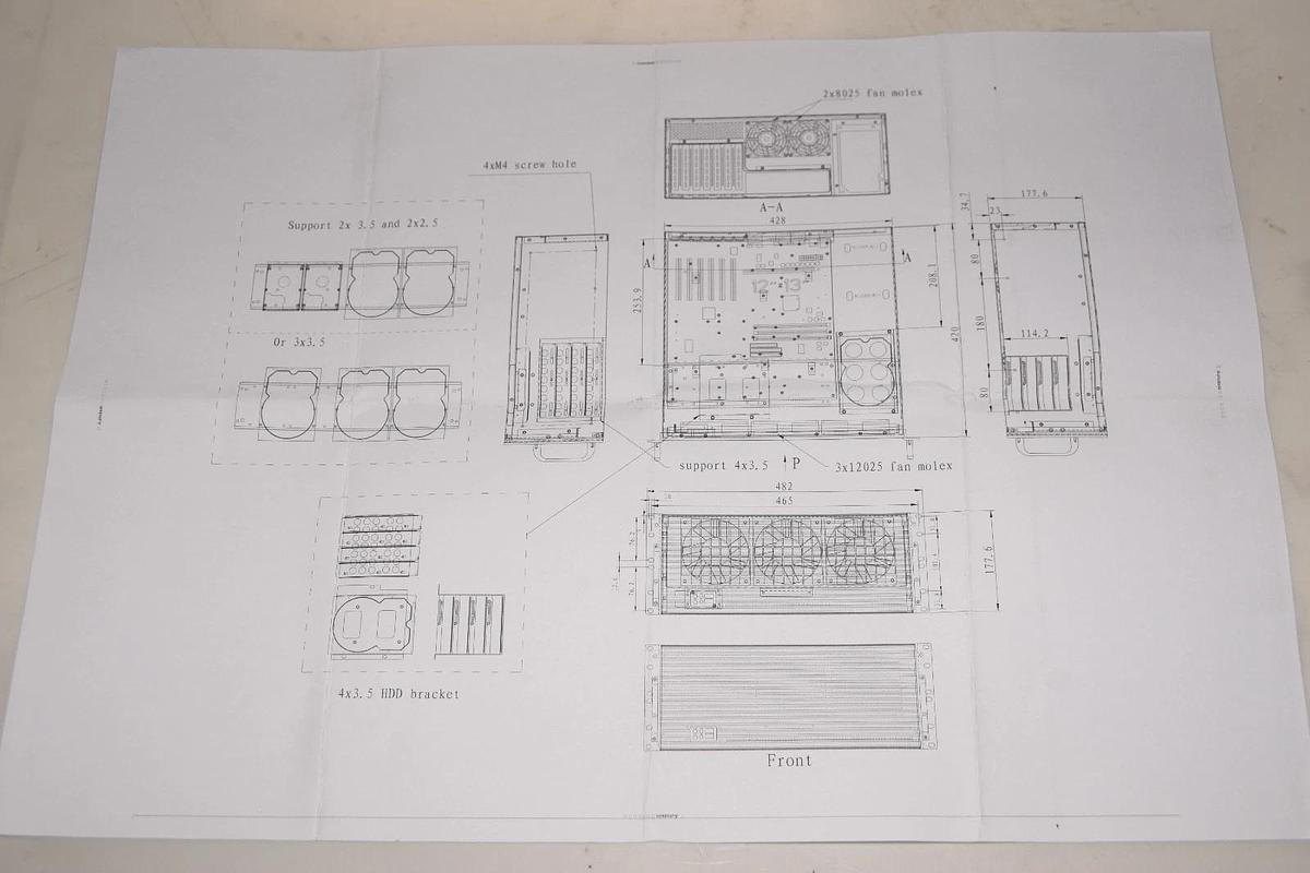N442L Rack Mount Server Chassis Case (New)