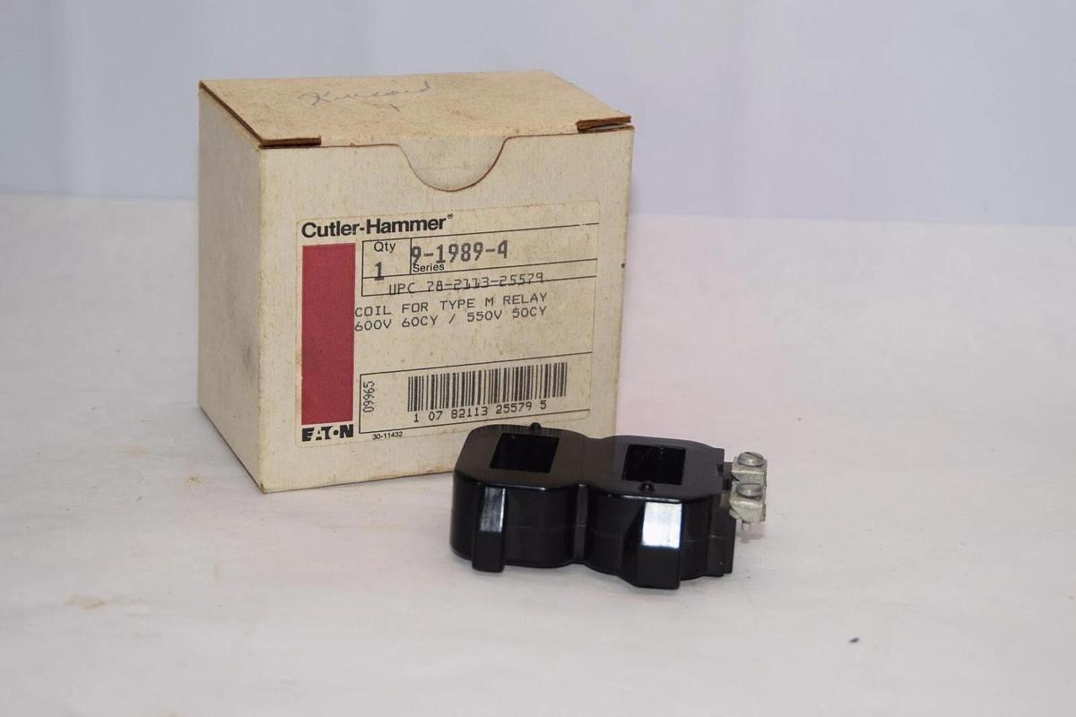 (NEW) CUTLER HAMMER 9-1989-4 78-2113-25579 600V 60cy / 550V 50cy Coil