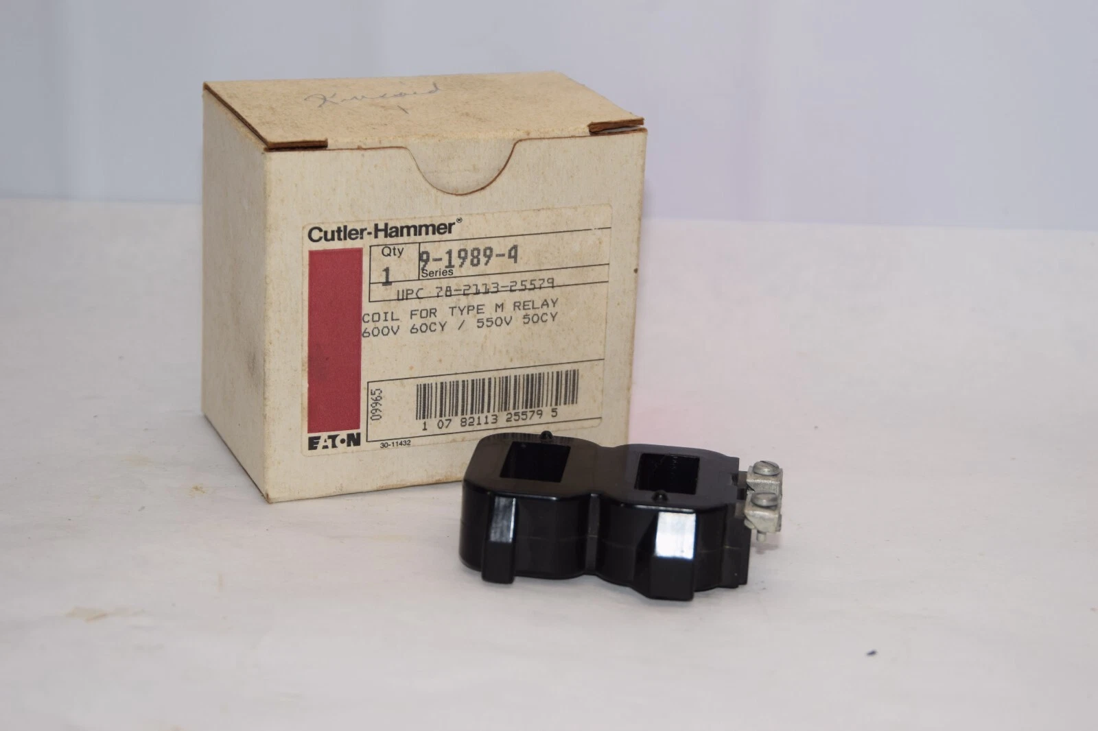 (NEW) CUTLER HAMMER 9-1989-4 78-2113-25579 600V 60cy / 550V 50cy Coil