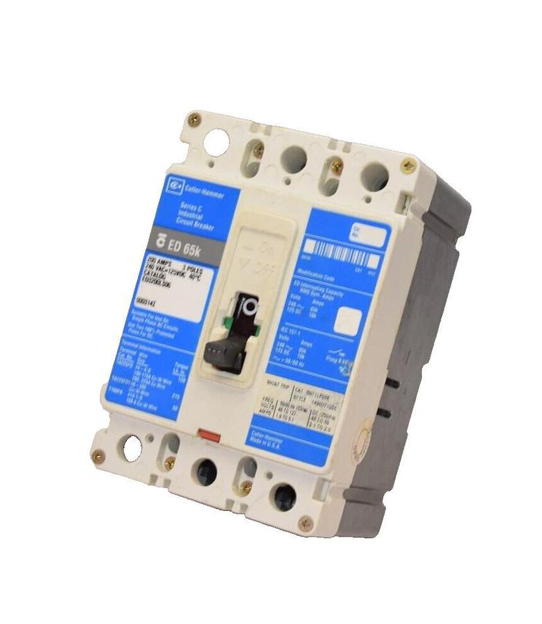 Used CUTLER HAMMER Ser C Industrial Circuit Breaker ED3200LS06 200 Amp 200a 240v 3p