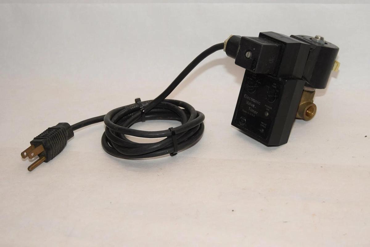 C.E.M.E EVTII20 120V Electronic Valve Timer With SDV1413 Pressure Valve (NEW)