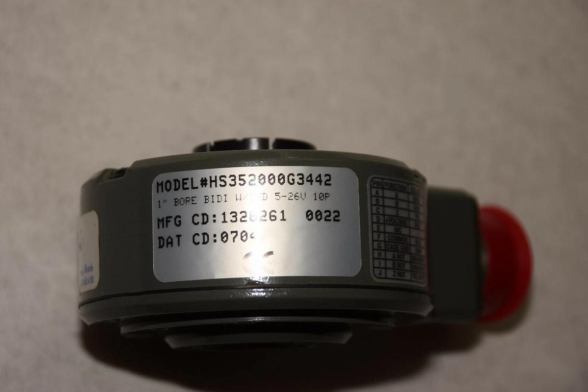 (NEW) DYNAPER / DANAHER CONTROLS HS352000G3442 1" BORE BIDI W/IND 5-26V 10P