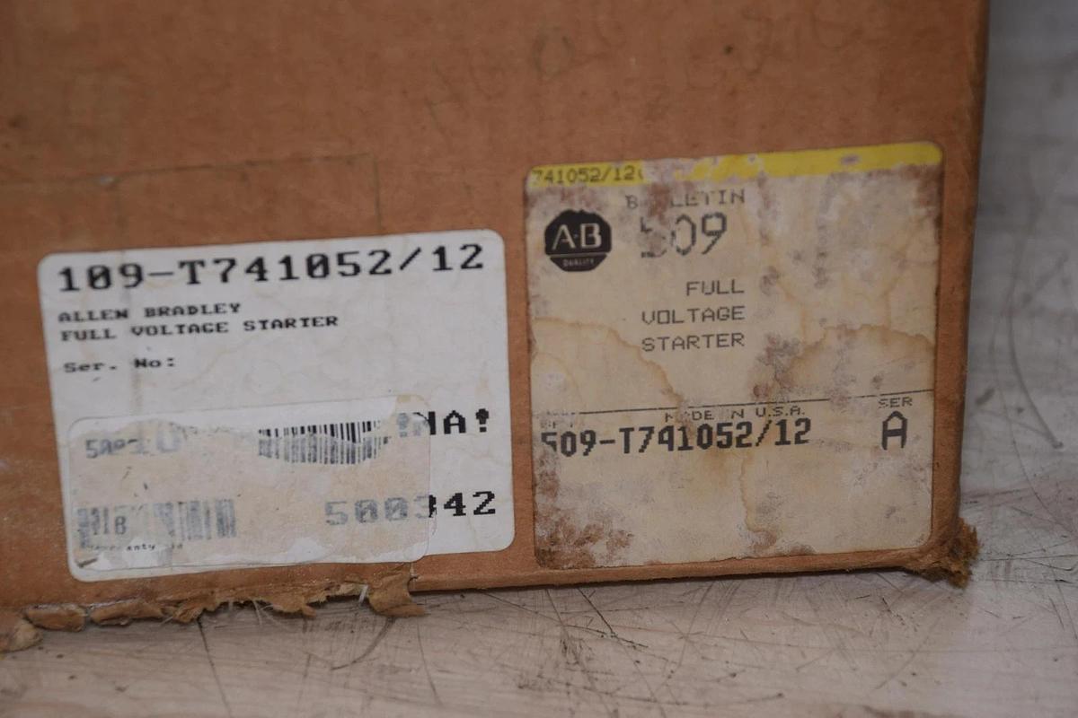 ALLBRADLE ALLEN BRADLEY 509-T741052/12 (A) 509-T741052 12