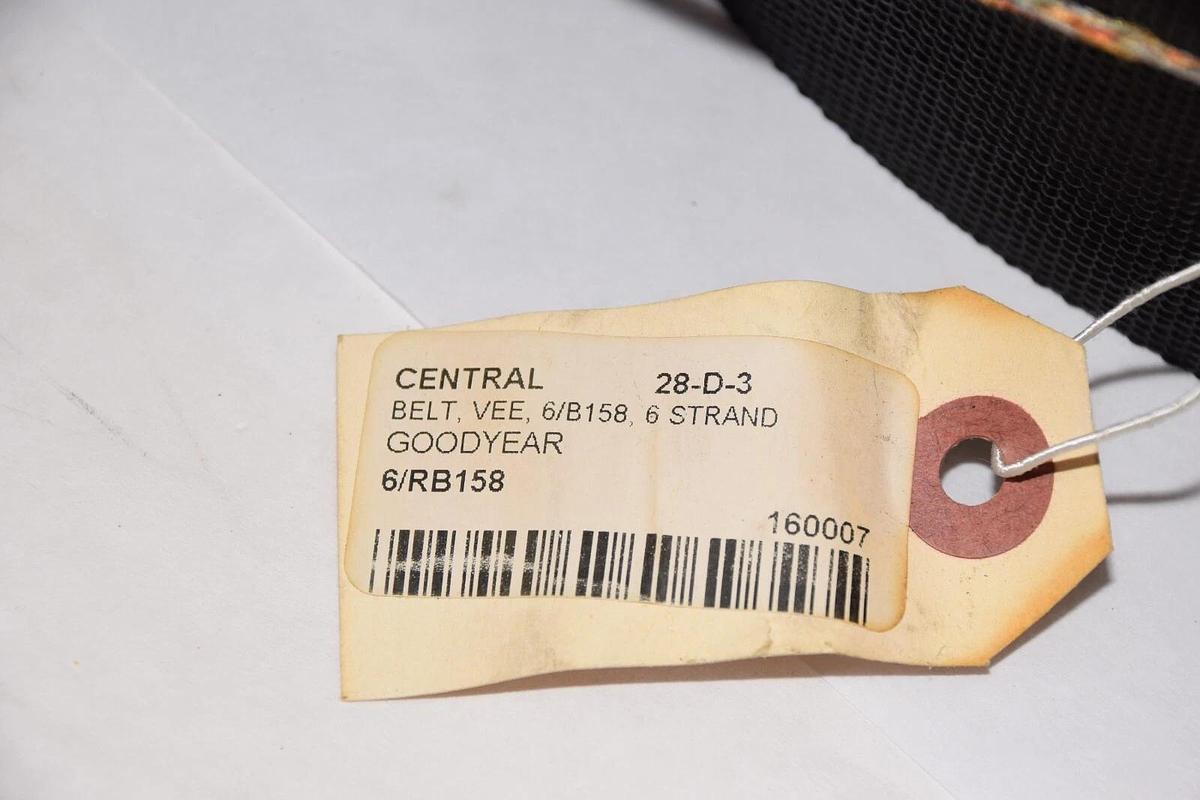 CONTINENTAL Contitech 6/B158 B158 6 Rib Hy-T Torque Matchmaker V-Belt USA (NEW)