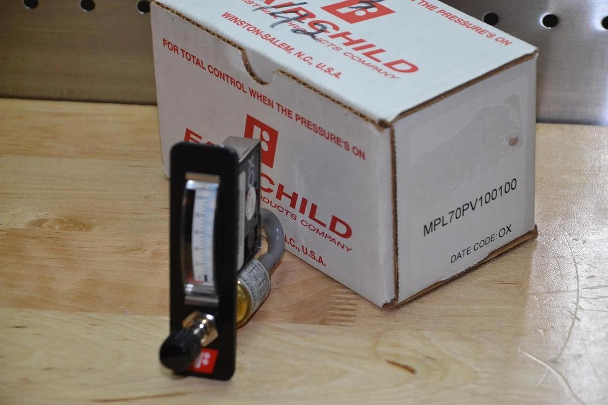 FAIRCHILD MPL70PV100100 MINI PANEL LOADING STATION REGULATOR NEW