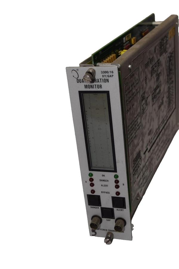 Used Bently Nevada 3300/16-03-01-01-00-00-06 Dual Vibration XY/GAP Monitor Module