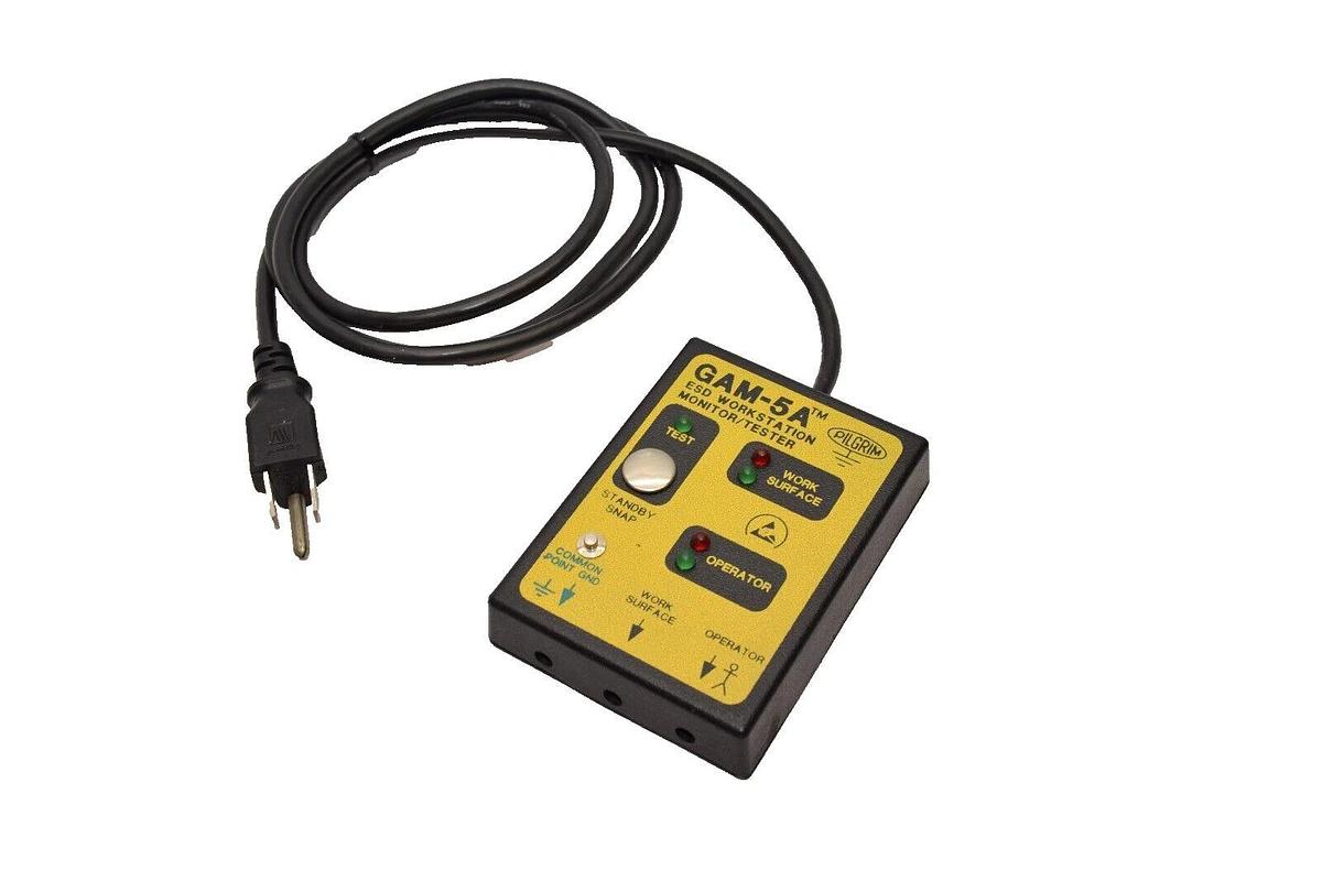 Used PILGRIM GAM-5A ESD Workstation Monitor/Tester *Controller Only*