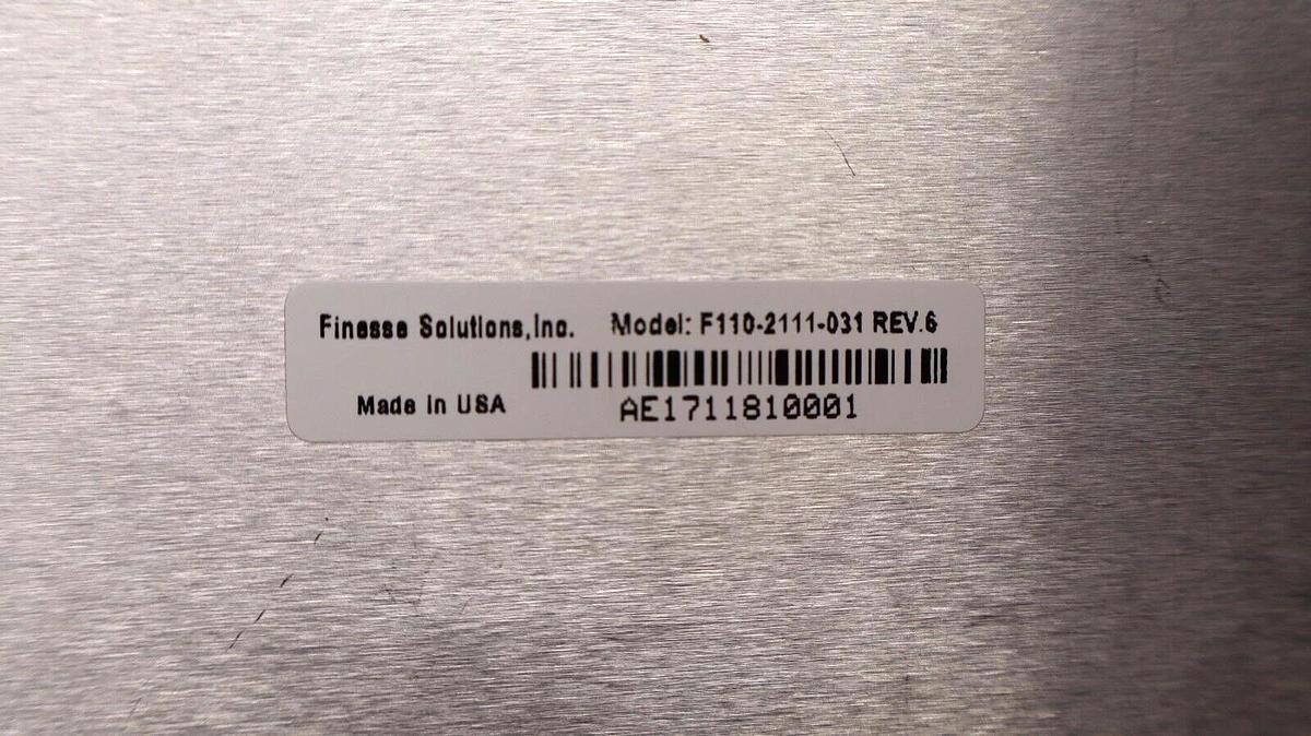 Used FINESSE F110-2111-031 Rev. 6 , F340-5031-001 Rev 3 SmartScale
