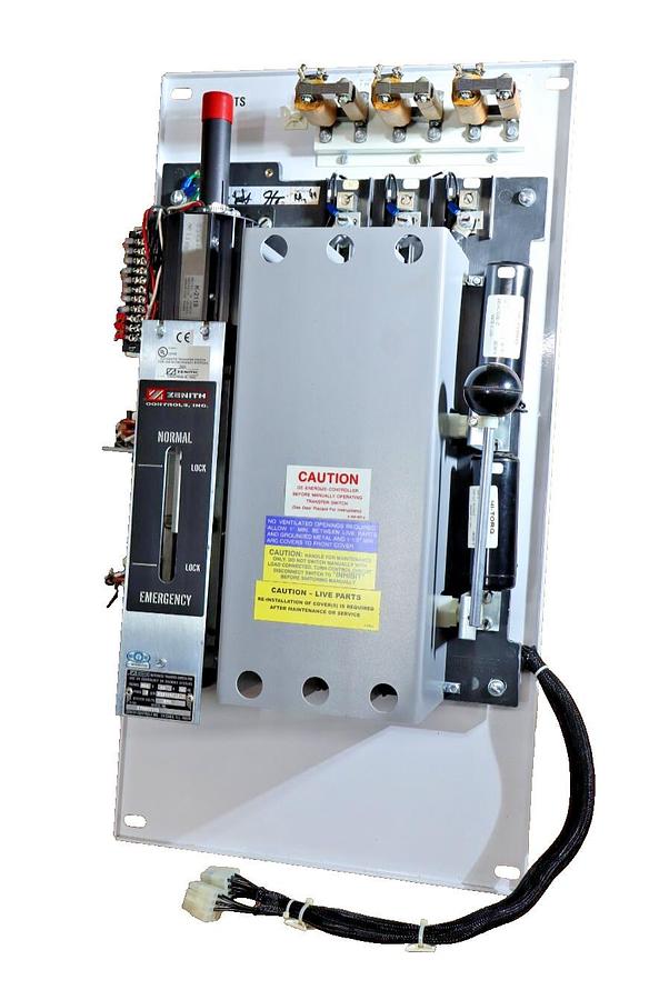 Used Zenith Automatic Transfer Switch ZTSH8EX-5 ZTSH8EX5  80a 80 Amp 480v 3ph K2119
