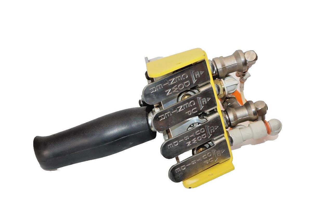 Used Gorbel 88810 4-Lever Soft Touch Air Pneumatic Control Handle Hoist Pendant