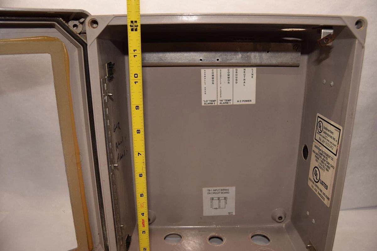 Used ANDERSON AW846333 , 915542 12" x 10" x 4-1/2" ID Plastic PVC Control Enclosure