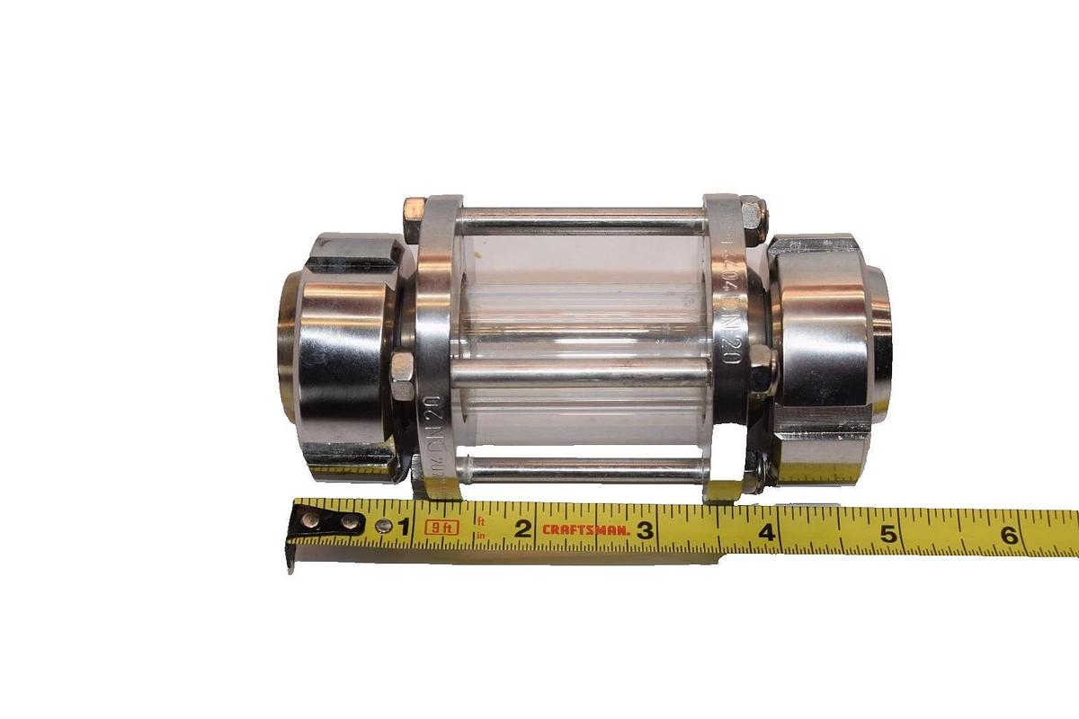 Sudmo 4404 DN20 , 4404DN20 Stainless Steel Sanitary Sight Glass (New)
