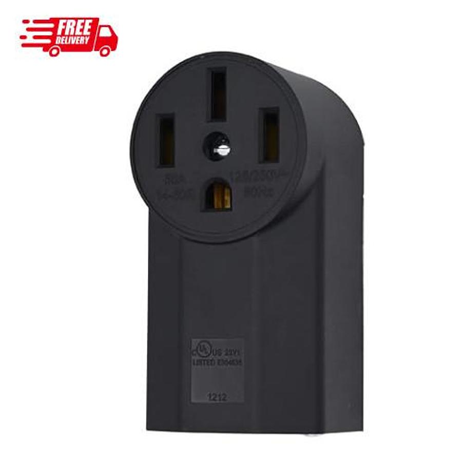 Used COOPER RECEPTACLE 4-50 R AL-CU AL CU ALCU 14-50R 50A 125/250V