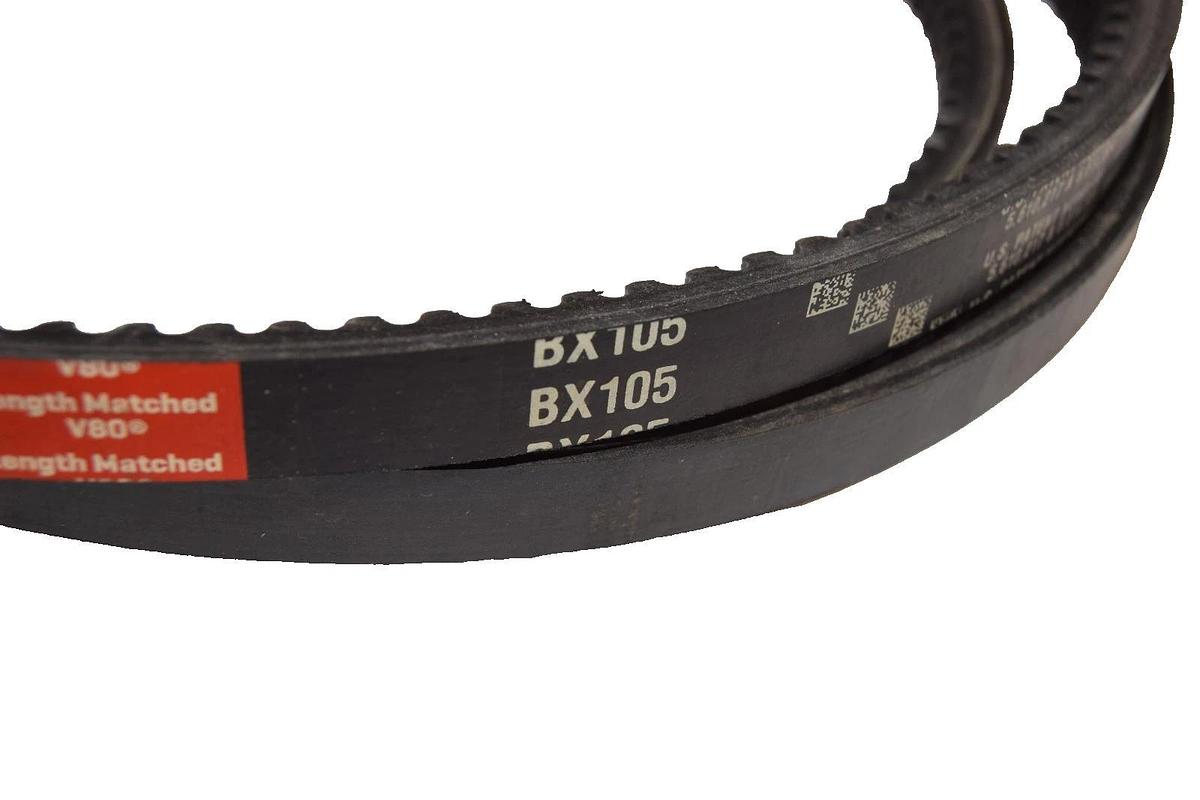 Gates Cogged V-Belt Belt BX105 BX-105 Tri-Power Static Conductive USA (New)