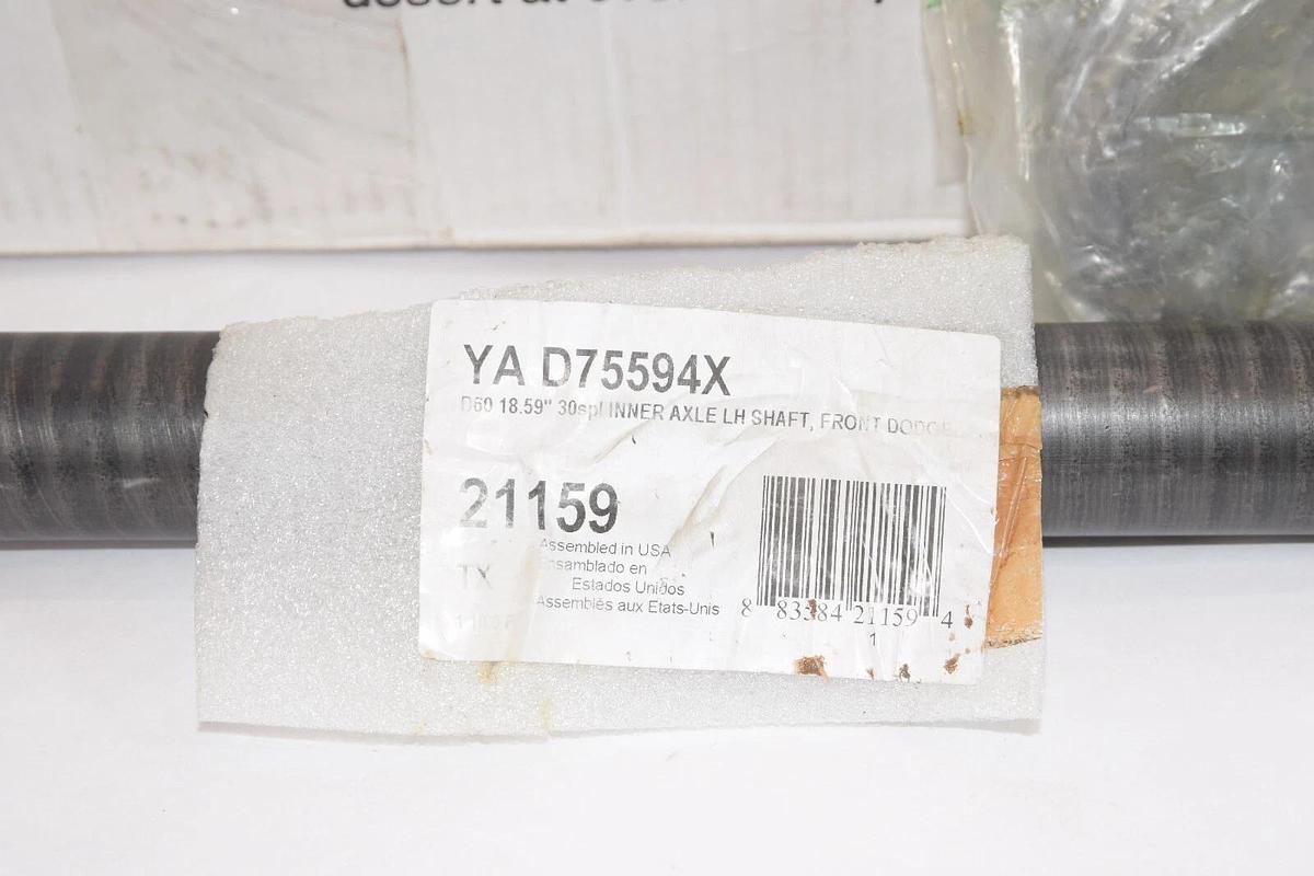 Yukon Gear & Axle YA D75594X Axle Shaft 94-98 Ram 2500 Ram 3500 Dana 60 (NEW)