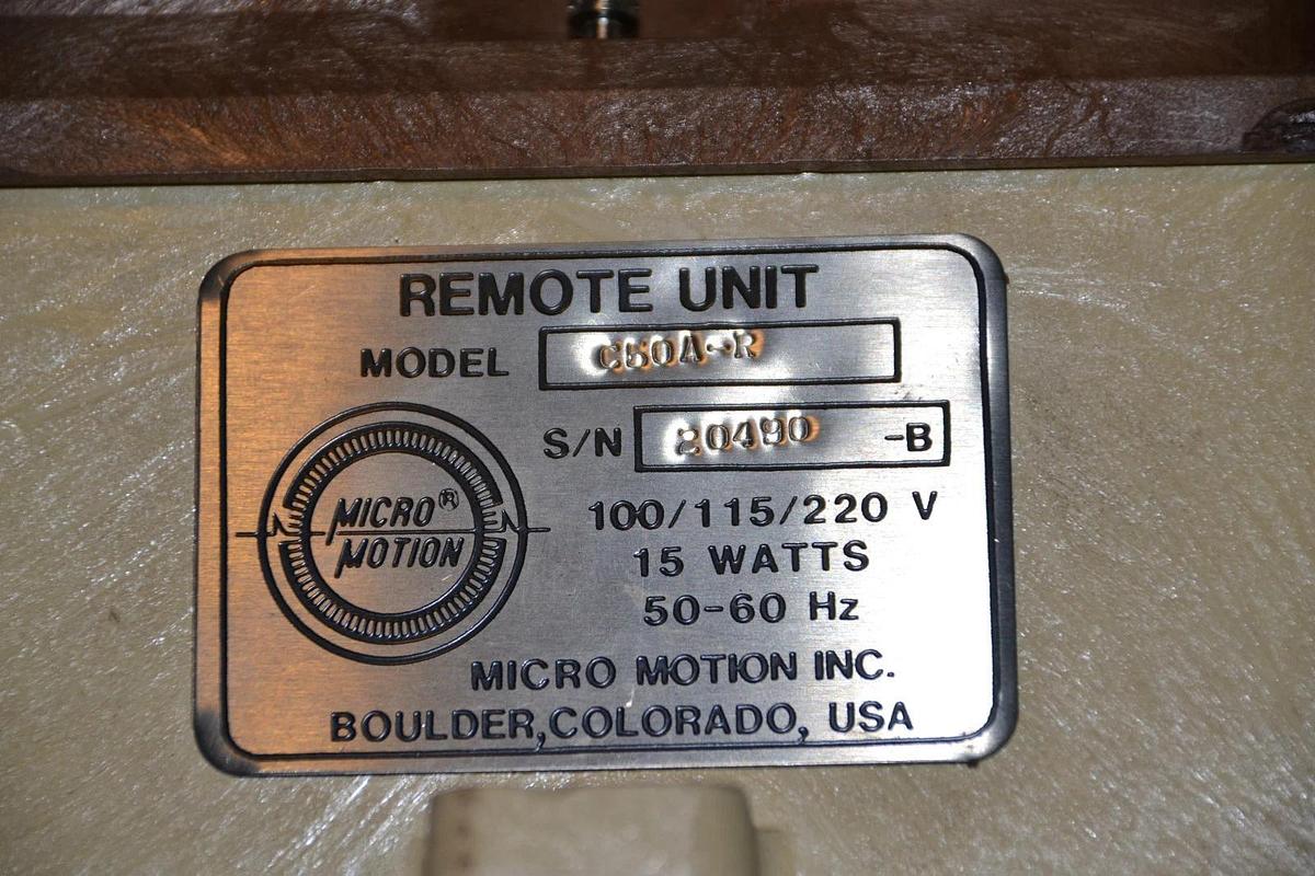 MICRO MOTION MASS FLOW REMOTE ELECTRONICS UNIT C50A-R C50A R C50AR NEW