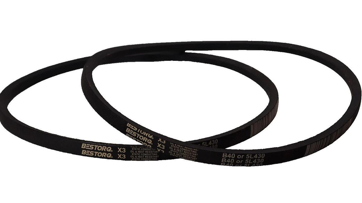 Bestorq Belt V-Belt B40 , 5L430 X3 Belt VBelt (New - Lot of 2)