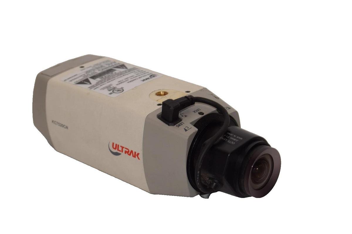 Used Ultrak KC7520CN CCD Color Security Camera with 2.8mm F1.4 CCTV Lens