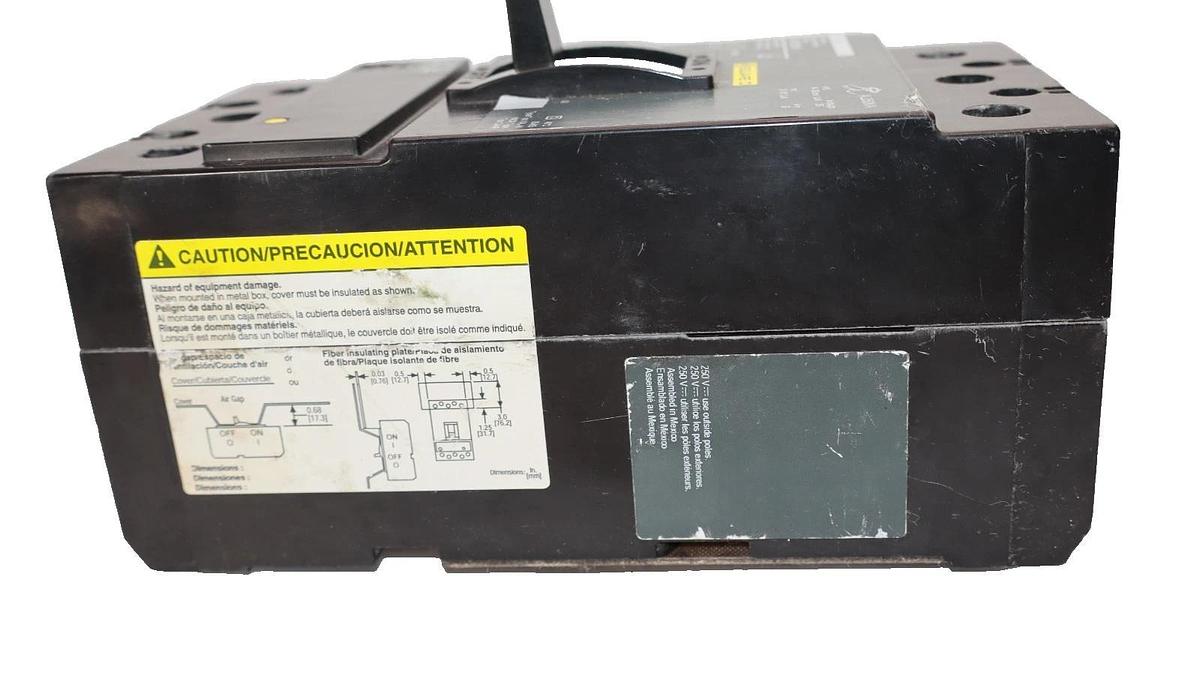 Used Square D KAL26200WBB 200A Amp 3 Pole Circuit Breaker