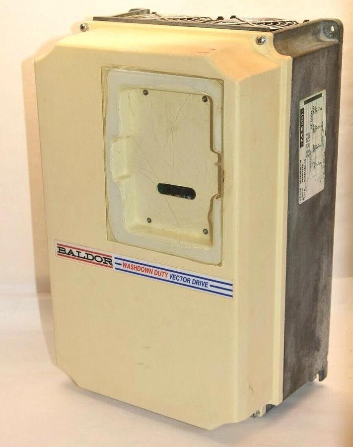 Used Baldor Washdown Vector Drive ZD18H415-W ZD18H415W ZD18H415 460v 3ph 10/15/20hp