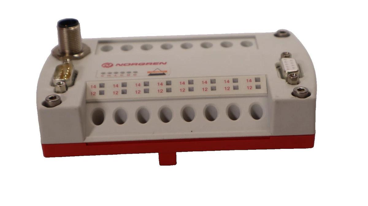 Norgren VM10IBFNB00080 , VM10IBFNB-00080 Tophat Base for 8 Stat. Sol Valve (New)