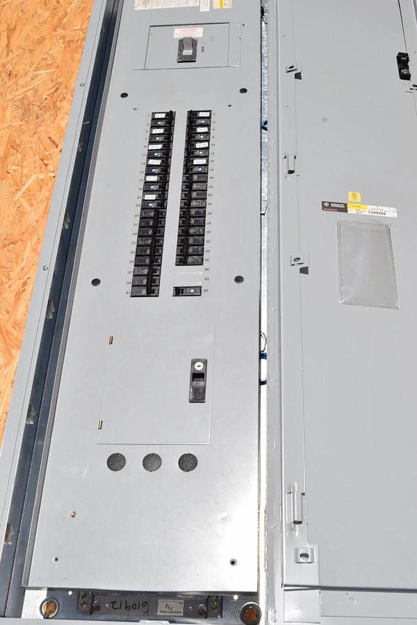 Used General Electric GE A-Series II Panelboard Panel AQF3424JBX 400A 208y/120 3ph 4w