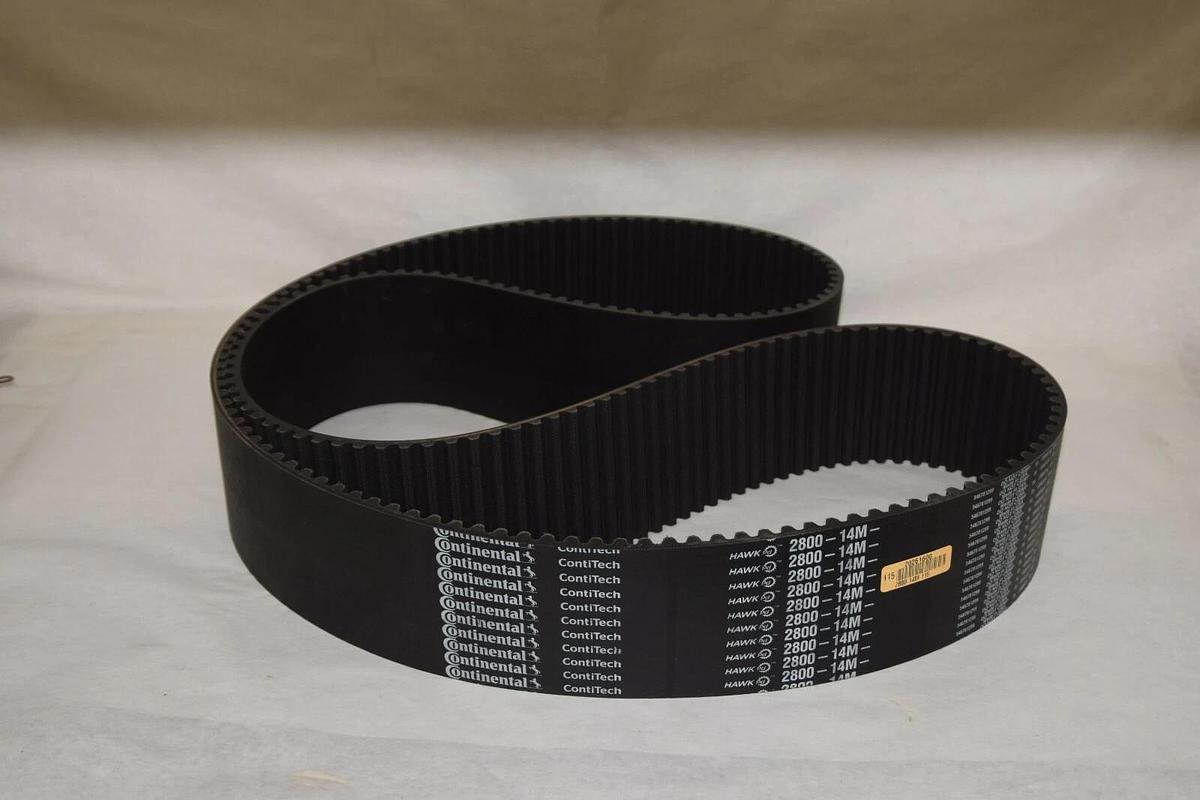Used Continental ContiTech Hawk 2800-14M-115 Belt 20261600  2800 14M 115  HTD Belt