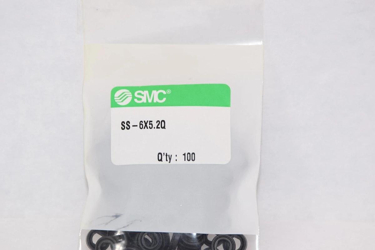 (NEW - Lot of 100) SMC SS-6X5.2Q SS6X5.2Q SEAL FOR NON-ROTATING CQ2K*12