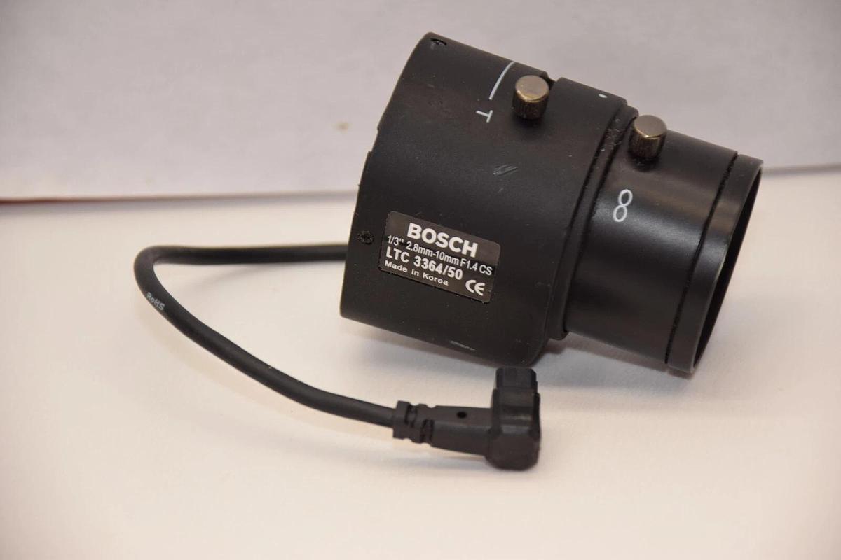 Used BOSCH LTC 3364/50 1/3" 2.8mm-10mm F1.4 Varifocal Lens