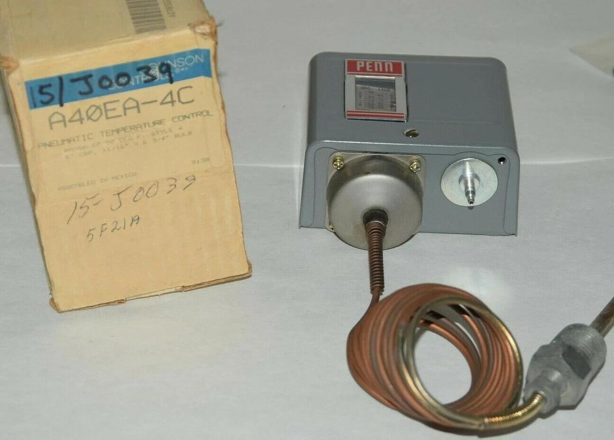 (NEW) JOHNSON CONTROLS A40EA-4C A40EA4C Pneumatic Temperature Control