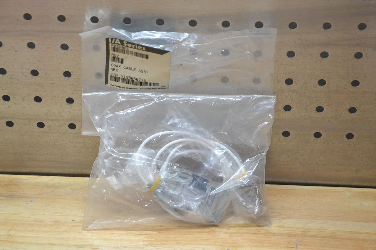 FOXBORO COMPANY P0800KE REV J COAX CABLE ASSEMBLY NEW