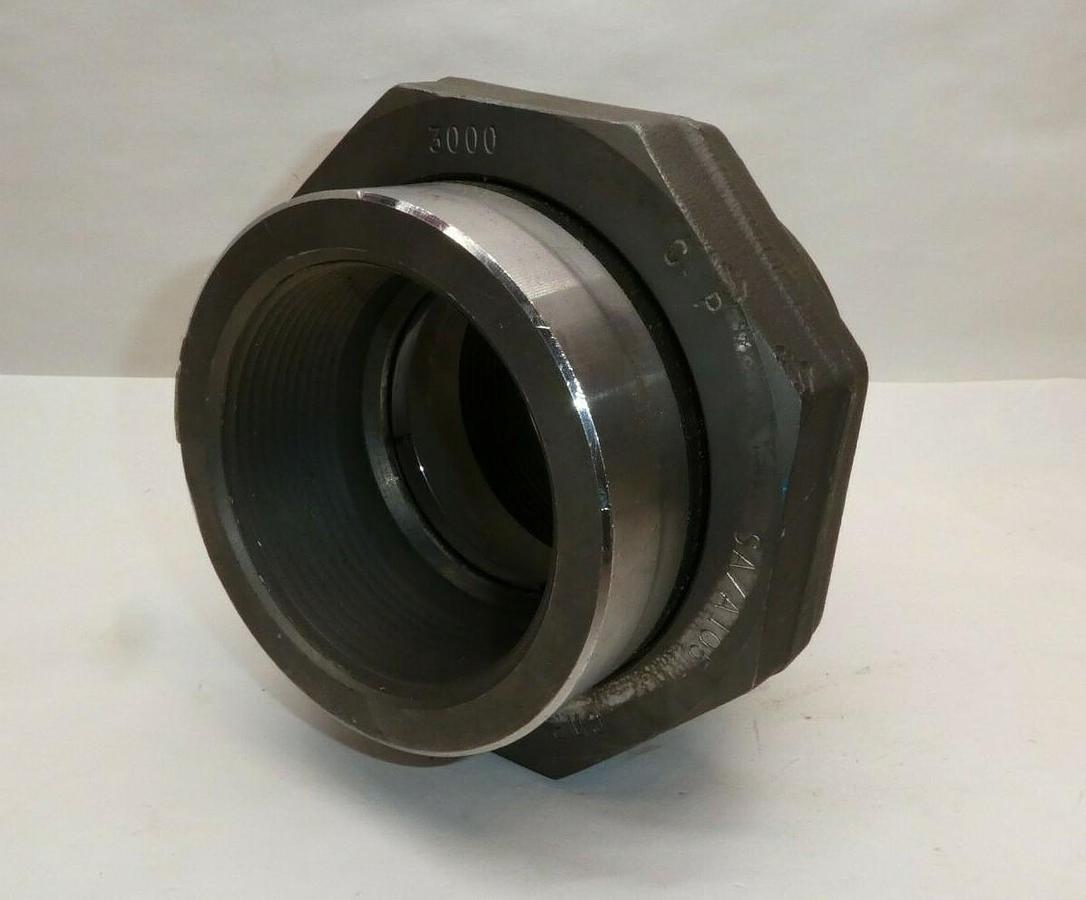 (NEW) CWP SA/A105 3" Threaded Union 3" NPT 3000 57905 Coupling
