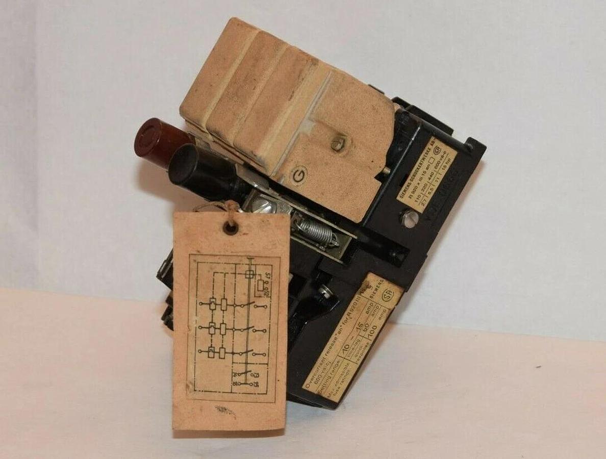 (NEW) SIEMENS Vintage R920III R920111 10-15Aam Overload Relay